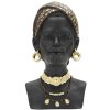 Mauro Ferretti Busta Massai Woman 19x18,5x30 cm černá