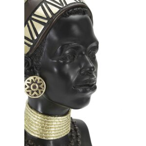 Mauro Ferretti Busta Massai Woman Tribe 23x19x38,5 cm černá