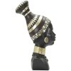 Mauro Ferretti Busta Massai Woman Tribe 23x19x38,5 cm černá