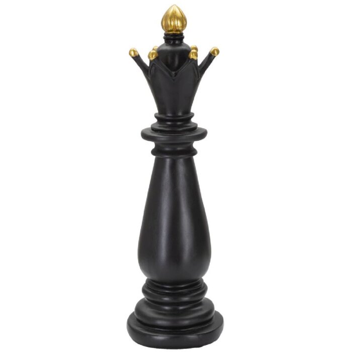 Mauro Ferretti šachová figurka Alfiere Ø 12,5x38,5 cm černá zlatá dekorace