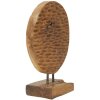 Mauro Ferretti soška Mince 30x1,5x40 cm teaková hnědá