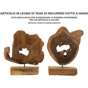 Mauro Ferretti socha Bintang 31x13x35 cm teaková hnědá