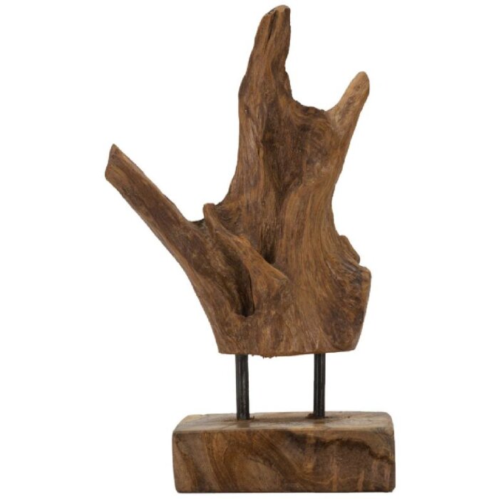 Mauro Ferretti Akar socha teaková hnědá 20x11x34 cm