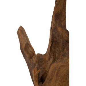 Mauro Ferretti Akar socha teaková hnědá 20x11x34 cm