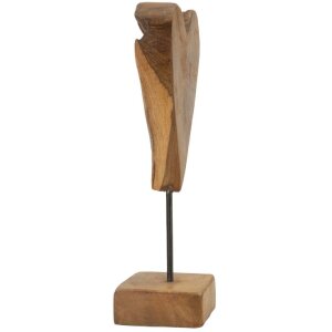 Mauro Ferretti socha srdce teak 15x10x35 cm hnědá