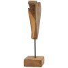 Mauro Ferretti socha srdce teak 15x10x35 cm hnědá