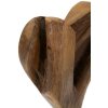 Mauro Ferretti socha srdce teak 15x10x35 cm hnědá