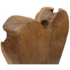 Mauro Ferretti socha srdce teak 15x10x35 cm hnědá