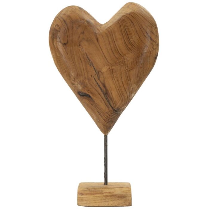 Mauro Ferretti socha Dobu teak 25x12x45 cm hnědá