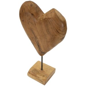 Mauro Ferretti socha Dobu teak 25x12x45 cm hnědá