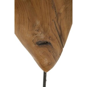 Mauro Ferretti socha Dobu teak 25x12x45 cm hnědá