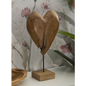 Mauro Ferretti socha Dobu teak 25x12x45 cm hnědá
