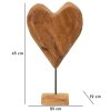 Mauro Ferretti socha Dobu teak 25x12x45 cm hnědá