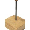Mauro Ferretti socha Dobu teak 25x12x45 cm hnědá
