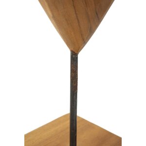Mauro Ferretti socha Dobu teakové dřevo 20x12x37 cm hnědá