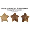 Mauro Ferretti dekorativní hvězda teak Ø19x5 cm hnědá