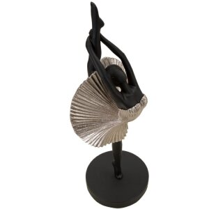 Mauro Ferretti figurka tanečnice 14x14x42,5 cm černá stříbrná