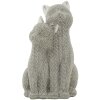 Mauro Ferretti dekorativní figurka páru koček Sparky 13x10x21 cm stříbrná