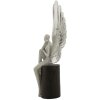 Mauro Ferretti dekorativní figurka anděl Sparky 24x8x34 cm stříbrná černá