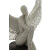Mauro Ferretti dekorativní figurka anděl Sparky 24x8x34 cm stříbrná černá