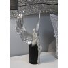 Mauro Ferretti dekorativní figurka anděl Sparky 24x8x34 cm stříbrná černá