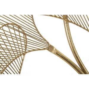 Mauro Ferretti nástěnný panel Glam leaf 79x5x68 cm zlatý