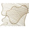 Mauro Ferretti nástěnný panel Glam leaf 79x5x68 cm zlatý