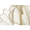 Mauro Ferretti nástěnný panel Glam leaf 79x5x68 cm zlatý