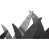 Mauro Ferretti nástěnný panel Gabbiani 93x12,7x47,6 cm barvy oceli
