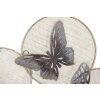 Mauro Ferretti nástěnný panel Butterfly Dark 66x5x38 cm šedobéžový