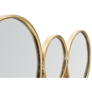 Mauro Ferretti nástěnný panel se zrcadly 100x2,3x51,5 cm zlaté barvy