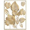 Mauro Ferretti nástěnný panel Jungle 60x80x6,5 cm zlaté barvy