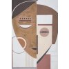 Mauro Ferretti nástěnná malba Etnická tvář 60x2,7x80 cm vícebarevná
