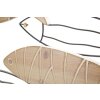 Mauro Ferretti nástěnný panel ryby 60x2x30 cm černá přírodní barva