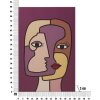 Mauro Ferretti nástěnná malba Face 60x3x90 cm vícebarevná