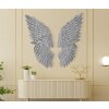 Mauro Ferretti nástěnný panel Ali Beauty Set 2 kusy 37,5x3x100 cm stříbrná barva