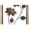 Mauro Ferretti Girish 30x2,5x60 cm hnědočerný nástěnný panel ze železa a MDF desek