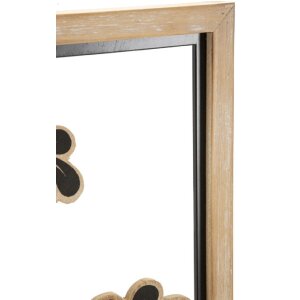 Mauro Ferretti nástěnný panel Girish 30x2,5x60 cm hnědý černý