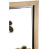 Mauro Ferretti nástěnný panel Girish 30x2,5x60 cm hnědý černý