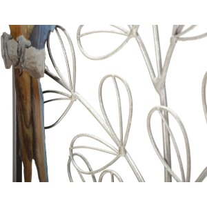 Mauro Ferretti nástěnný panel papoušek 28,6x2,5x74,3 vícebarevný