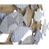 Mauro Ferretti nástěnný panel ryby moře 91x3x33,5 cm vícebarevný