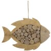 Mauro Ferretti závěsná dekorace ryba Nature 42,5x2x28,5 cm přírodní