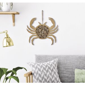 Mauro Ferretti závěsná dekorace krab Příroda 35x2x31 cm přírodní