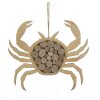 Mauro Ferretti závěsná dekorace krab Příroda 35x2x31 cm přírodní