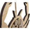 Mauro Ferretti závěsná dekorace krab Příroda 35x2x31 cm přírodní