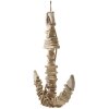 Mauro Ferretti Závěsná dekorace Anchor Nature 39x7x46 cm přírodní