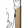 Mauro Ferretti nástěnný panel čelní 63x2x90 cm černohnědý