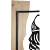 Mauro Ferretti nástěnný panel Tribal 53x2x80 cm černohnědý