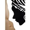 Mauro Ferretti nástěnný panel Tribal 53x2x80 cm černohnědý