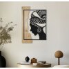 Mauro Ferretti nástěnný panel Tribal 53x2x80 cm černohnědý